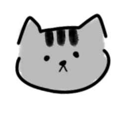 [LINEスタンプ] ねこㄘゃ．