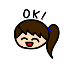 [LINEスタンプ] 女の子表情スタンプ