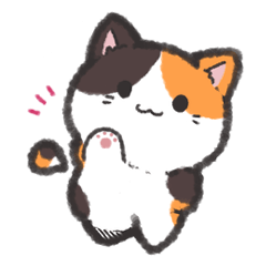 [LINEスタンプ] もふもふねこ すたんぷ