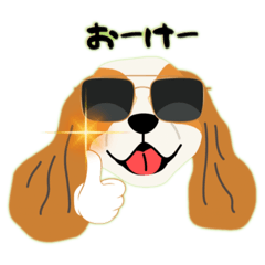 [LINEスタンプ] キャバリアさんの感情スタンプその2