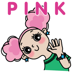 [LINEスタンプ] ピンクのお洒落でいこう！