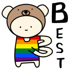 [LINEスタンプ] LGBTれげばとのB(修正版)