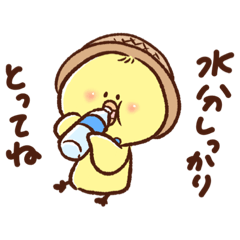 [LINEスタンプ] ぴよぴよぴぴーの夏