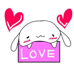 [LINEスタンプ] 箱入りうさぎ。シュール。日常使い。