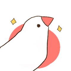 [LINEスタンプ] 白文鳥さんの気ままな日常