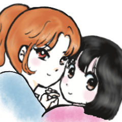 [LINEスタンプ] 鈴ちゃんと天音ちゃん姉妹