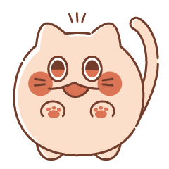 [LINEスタンプ] 饅頭にゃんこ