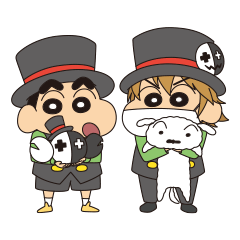 [LINEスタンプ] レトルト×クレヨンしんちゃん