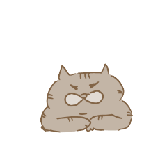 [LINEスタンプ] ねこのかける