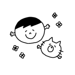 [LINEスタンプ] モノクロたろう