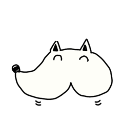 [LINEスタンプ] やや日常で使えるお尻犬スタンプ