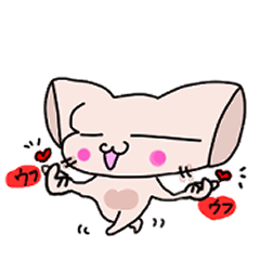 [LINEスタンプ] ムササビネコむっさーの伝えたいキモチ