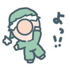 [LINEスタンプ] こびっと日常