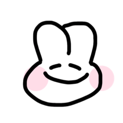 [LINEスタンプ] のうてんきなうさぎ