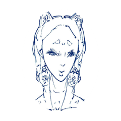 [LINEスタンプ] 猫/私は、パルシューネ。Zoéなのかしら？