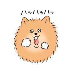 [LINEスタンプ] ポメラニアンのチビ太くん