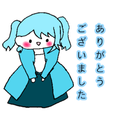 [LINEスタンプ] 赤いほっぺの感謝スタンプ