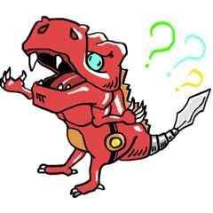 [LINEスタンプ] ちびモンスター戦士