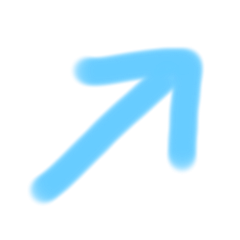 [LINEスタンプ] 矢印で相手に話しかけるスタンプの画像（メイン）