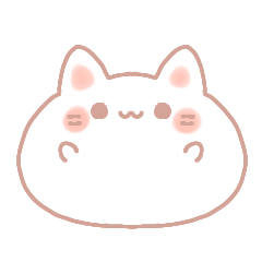 [LINEスタンプ] ゆる〜いねこちゃん。(白ver.)