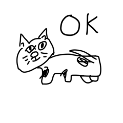 [LINEスタンプ] おかぴー画伯の絵