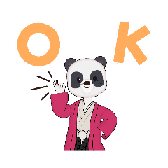 [LINEスタンプ] はかまパンくん赤