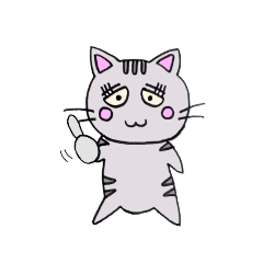 [LINEスタンプ] タレ目ネコちゃん⭐【Sauce eye cat⭐】