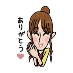 [LINEスタンプ] トップレディ