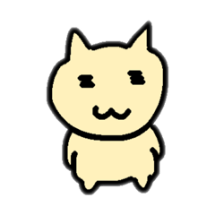 [LINEスタンプ] モキュモキュにゃんこ