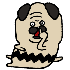 [LINEスタンプ] パグのパーチン