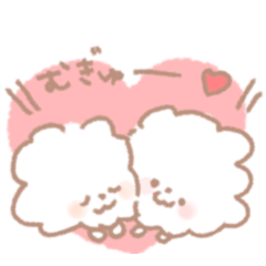 [LINEスタンプ] ゆるもこなビションフリーゼちゃん♡