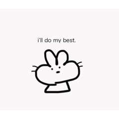 [LINEスタンプ] らくうさぎ2