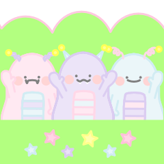 [LINEスタンプ] ゆる～いもんすたぁ。ゆるもん。