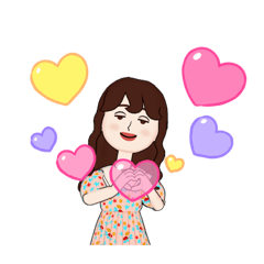 [LINEスタンプ] Yukari (*^_^*)