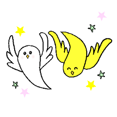 [LINEスタンプ] 素敵でかわいいインコとライオン 修正版