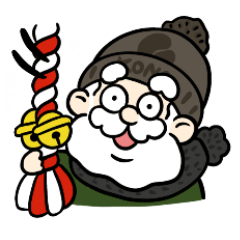 [LINEスタンプ] ALOHA SANTA 2 <あけおめスタンプ2022再販>