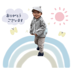 [LINEスタンプ] Haruki stamps 1歳