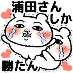 [LINEスタンプ] 「浦田さん」が好きすぎて辛い 5(シュール)