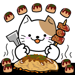 [LINEスタンプ] またたび 大阪府