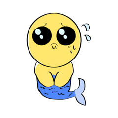 [LINEスタンプ] 海辺のぴえん