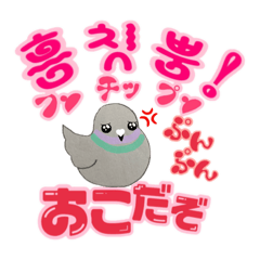 [LINEスタンプ] 鳩ぽっぽさん 韓国語版