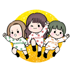 [LINEスタンプ] きゅーりちゃんず