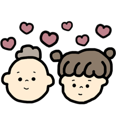 [LINEスタンプ] ちびちゃんず ♡