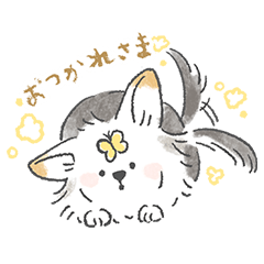 [LINEスタンプ] ふわふわモルちゃん