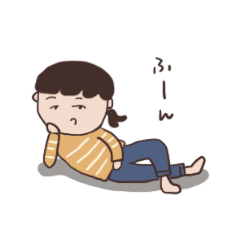 [LINEスタンプ] 働く女子の平凡でぐーたらなの日常