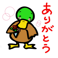 [LINEスタンプ] カモのつぶやき