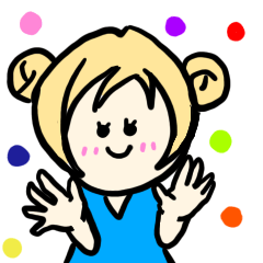 [LINEスタンプ] ほんわか女子の日常風景