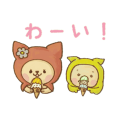 [LINEスタンプ] 毎日使える❤︎赤ずきんニャン