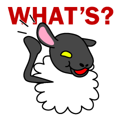 [LINEスタンプ] 黒めヒツジのクロメェさん。意地悪多め