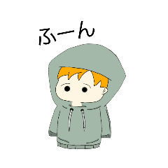 [LINEスタンプ] ぱーかー君の日常